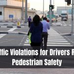 Qatar Traffic Violations for Drivers Related to Pedestrian Safety